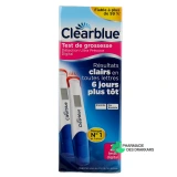 Clearblue Test de Grossesse Détection Ultra Précoce - Vue 360°
