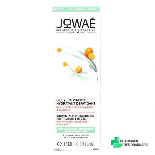 Jowaé Gel Yeux Vitaminé Hydratant Défatigant