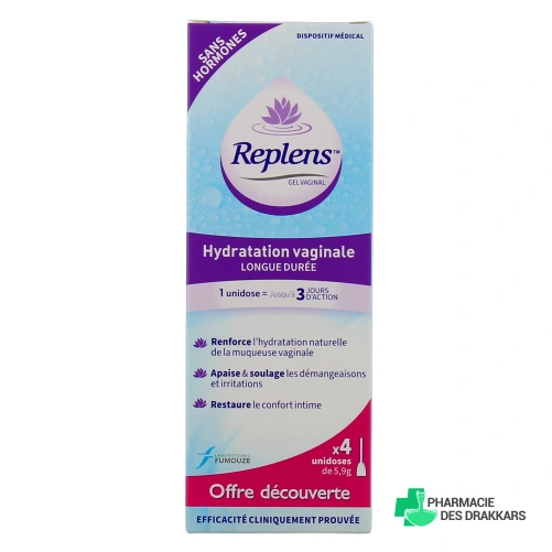 Replens Gel Vaginal Hydratation Longue Durée