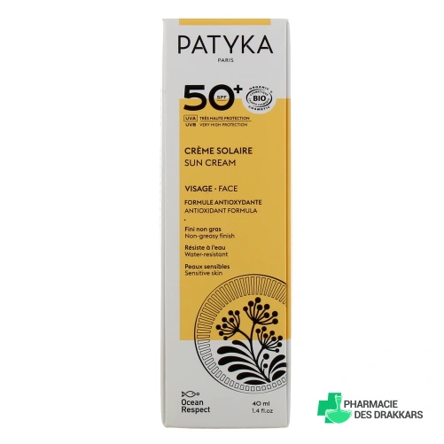 Patyka Crème Solaire Visage