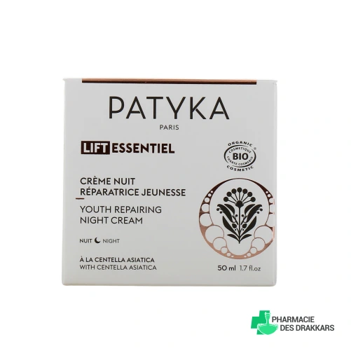 Patyka Lift Essentiel Crème Nuit Réparatrice Jeunesse