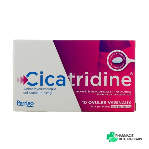 Cicatridine ovules vaginaux
