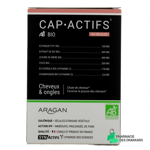 Synactifs Cap Actifs Bio Cheveux & Ongles