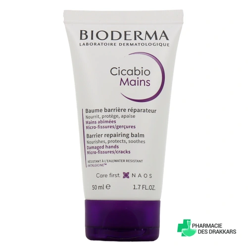 Bioderma Cicabio Mains Baume Barrière Réparateur
