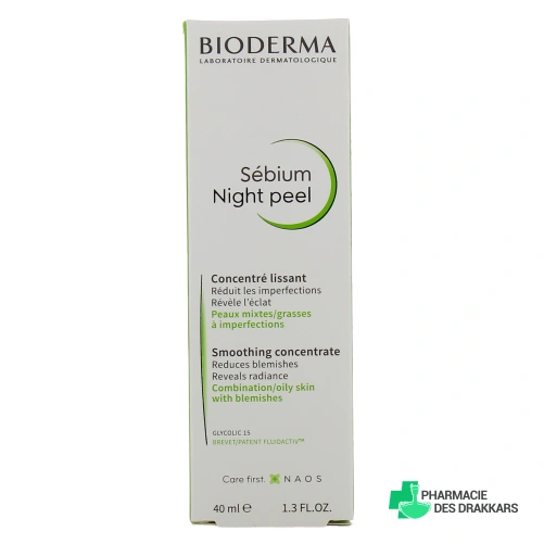 Bioderma Sebium Night Peel Concentré Lissant