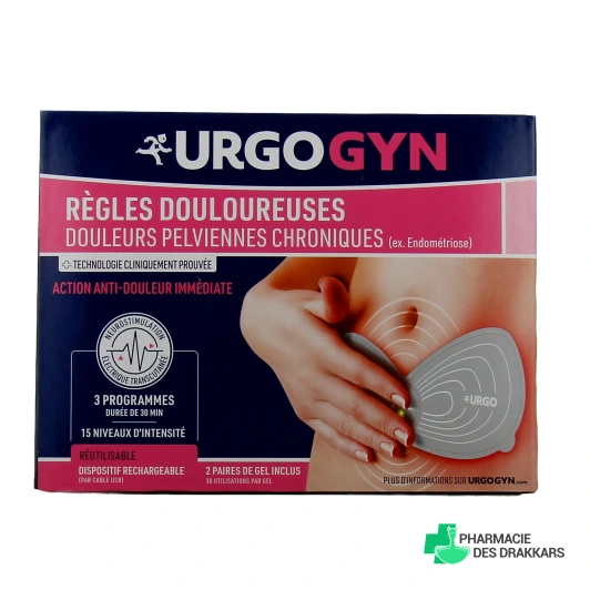 Urgo Patch Electrothérapie règles douloureuses rechargeable - URGOGYN