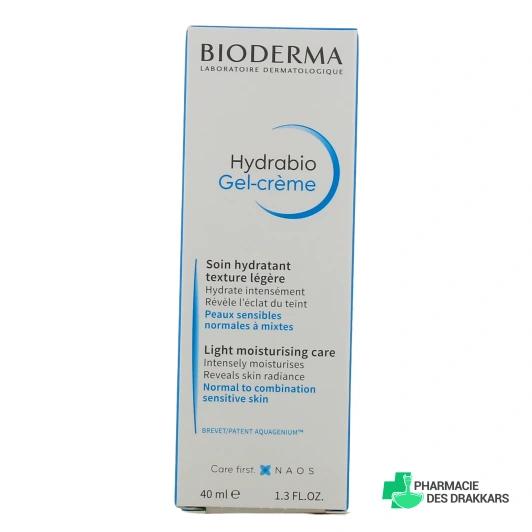 Bioderma Hydrabio Gel-Crème Soin Hydratant Texture Légère