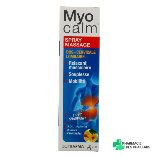 3C Pharma Myocalm Spray Contractions Musculaires
