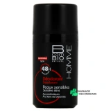 B com Bio Homme Déodorant 48h Peaux Sensibles - Vue 360°