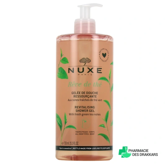Nuxe Gelée de Douche Ressourçante Rêve de Thé