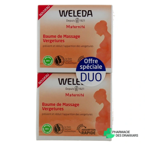 Weleda Maternité Baume Massage Vergetures Bio