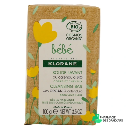 Klorane Bébé Solide Lavant Bio