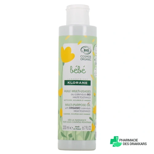 Klorane Bébé Huile Multi-Usages Bio