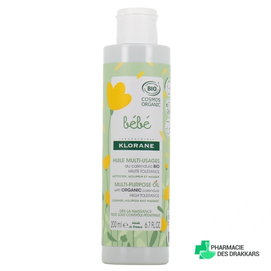 Klorane Bébé Huile Multi-Usages Bio