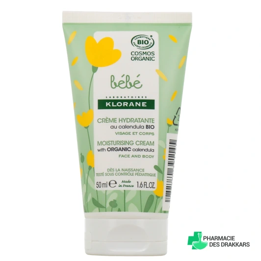 Klorane Bébé Crème hydratante bio