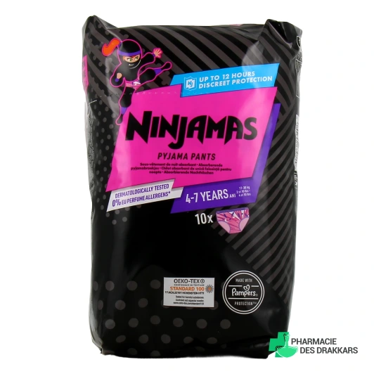 Pampers Ninjamas Pyjama Pants Sous-Vêtement Absorbant