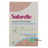 Saforelle Lingettes Intimes - Vue 360°