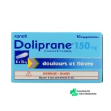 Doliprane Suppositoire - Vue 360°