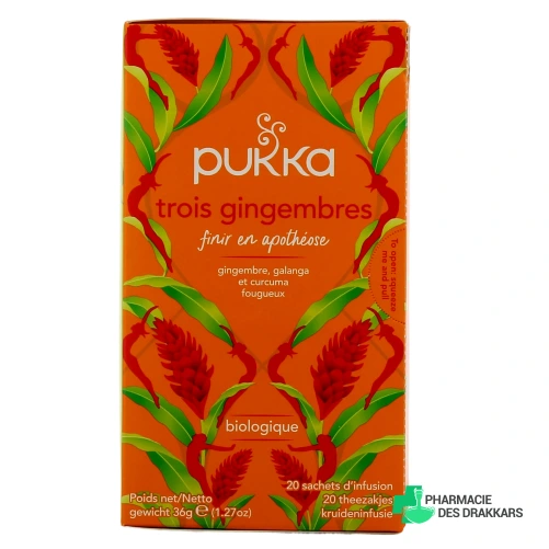 Pukka Tisane Trois Gingembres Bio