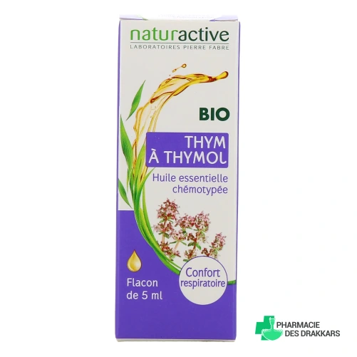 Naturactive Huile Essentielle Thym à Thymol Bio