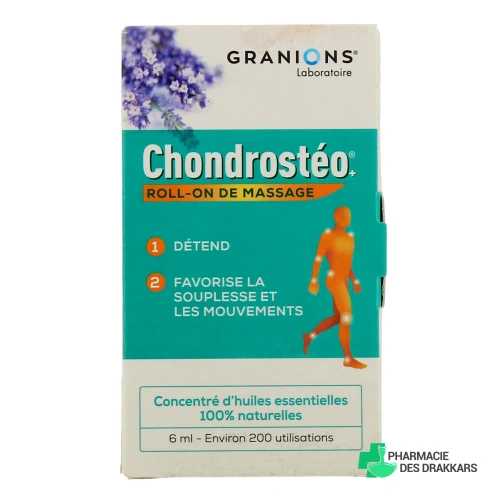 Granions Chondrostéo+ Roll-On de Massage Anti-Douleur - Vue 360°