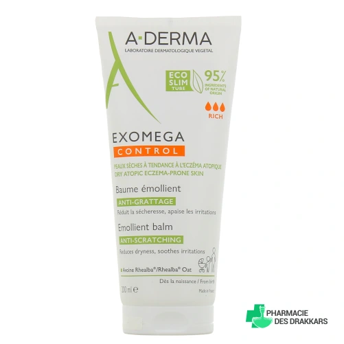 A-Derma Exomega Control Baume Emollient Anti-Grattage