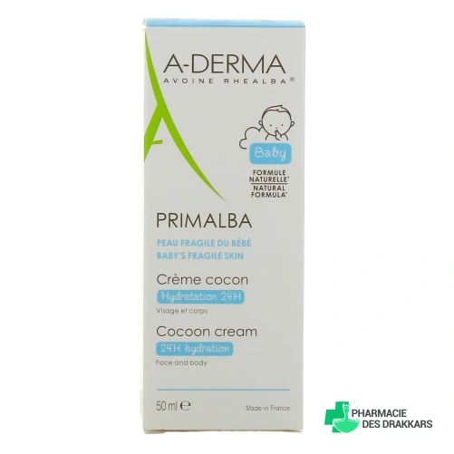 A-Derma Baby Primalba Crème Cocooning Hydratation 24h