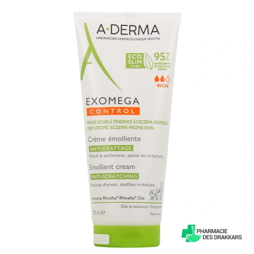 A-Derma Exomega Control Crème Emolliente Anti-Grattage