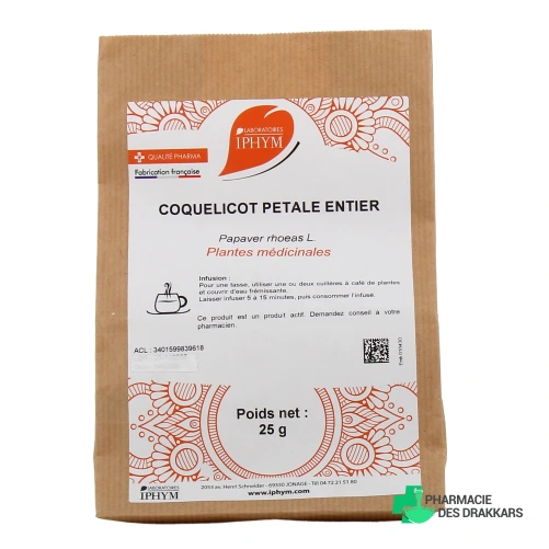 Iphym Coquelicot Pétale Entier