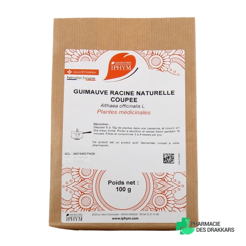 Iphym Guimauve Racine Naturelle Coupée