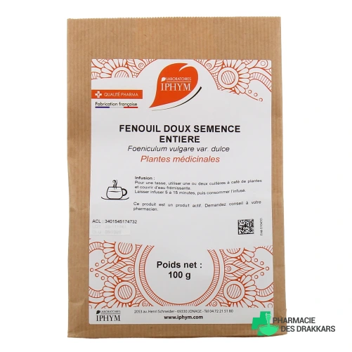 Iphym Fenouil Doux Semence Entière