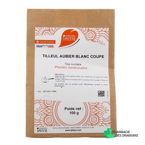 Iphym Tilleul Aubier Blanc Coupé