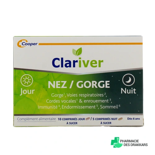 Clariver Nez/Gorge Jour Nuit