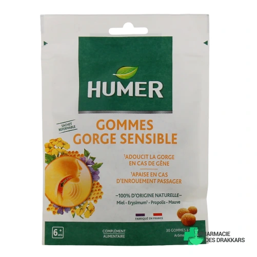 Humer Gommes Gorge Sensible