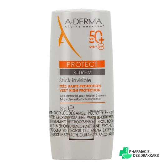 A-Derma Protect X-Trem Stick Solaire Invisible SPF50+