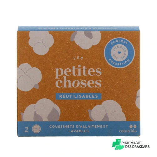 Les Petites Choses Coussinets d'allaitement lavables Coton Bio