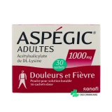 Aspégic Adulte 1000 mg - Vue 360°