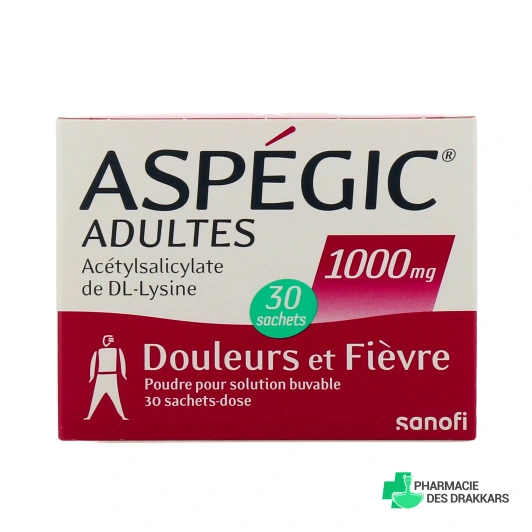 Aspégic Adulte 1000 mg