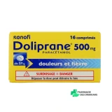 Doliprane 500 mg - Vue 360°