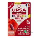 UPSA Energie Multivitamines Hibiscus - Vue 360°