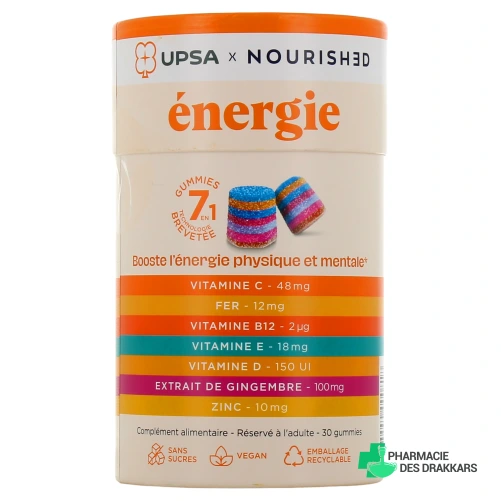 UPSA Gummies 7 en 1 Energie