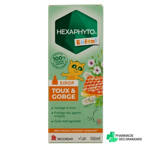 Hexaphyto Sirop Toux & Gorge Enfant