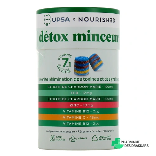 UPSA Gummies 7 en 1 Détox Minceur