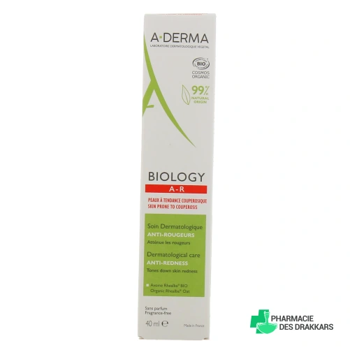 A-Derma Biology AR Soin Dermatologique Anti-Rougeurs Bio