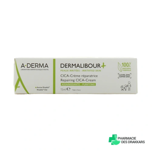 A-Derma Dermalibour + Cica Crème Réparatrice