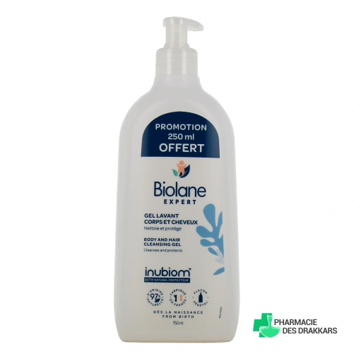Biolane Expert Gel lavant corps et cheveux