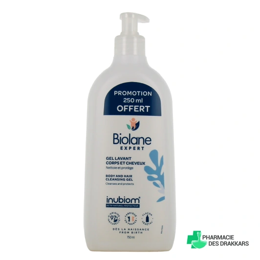 Biolane Expert Gel lavant corps et cheveux