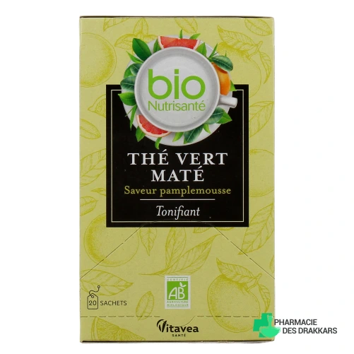 Nutrisanté Thé Vert Maté Tonifiant