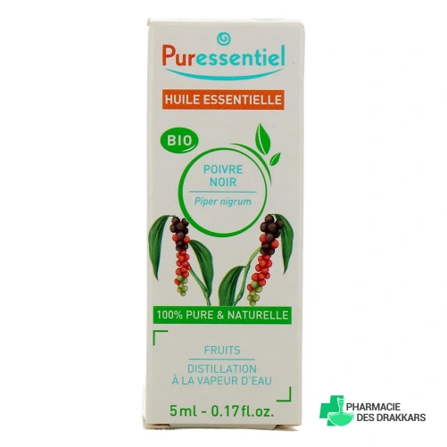 Puressentiel Huile Essentielle Poivre Noir Bio
