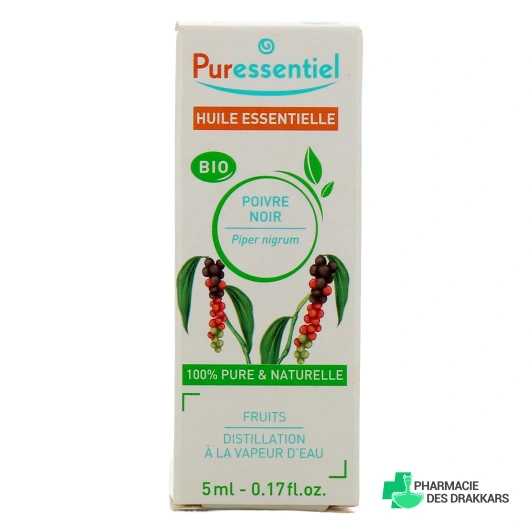 Puressentiel Huile Essentielle Poivre Noir Bio